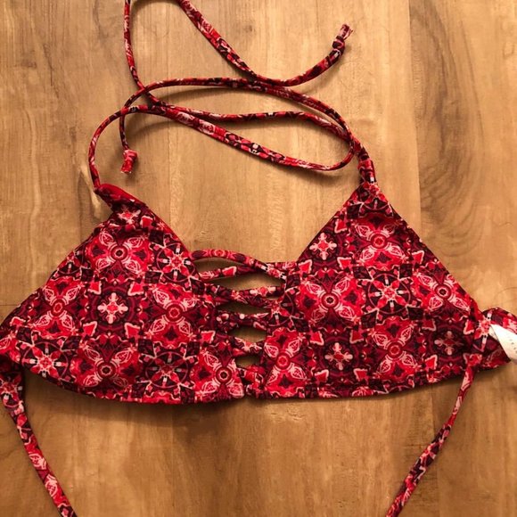 Red Bikini Top - Picture 1 of 2